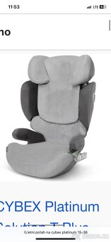 Cybex Platinum T plus Solution 15-36kg letní potah - 3