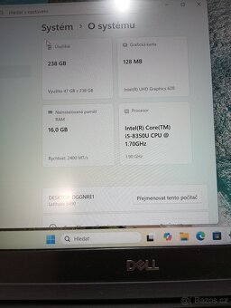 Notebook Dell Latitude 5490. 8gen - 3