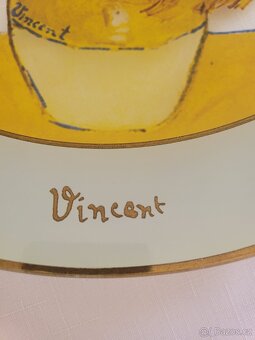 Dekorační talíř - Vincent van Gogh - Slunečnice - 3