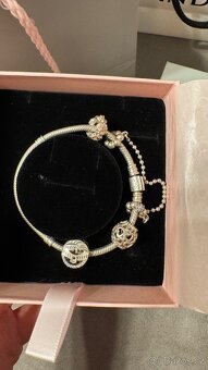 Pandora náramek s přívěsky a balením - 3