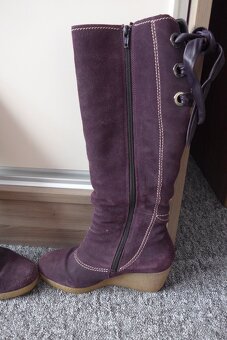 Kožené kozačky s Gore-tex membránou vel. 36 - 3