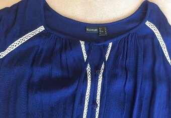 Nová modro-bílá lehká letní halenka (40/42) - 3