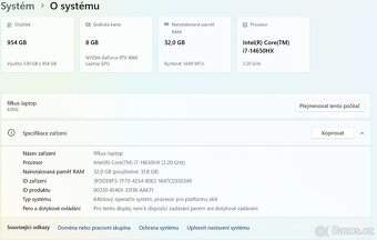 Lenovo Legion 5 / i7-14650HX / RTX 4060 8GB / 32GB DDR5 / 1T - 3