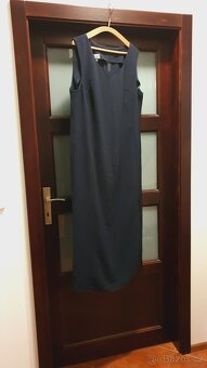 Modré šaty vel. 50 - 3