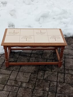 stolička dub rustik, dlažba - 3