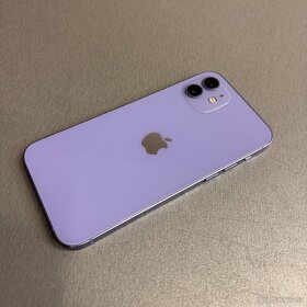 iPhone 12 128GB fialový, pěkný stav, 12 měsíců záruka - 3