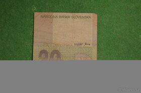 Stará bankovka  20 korun Slovenských - 3