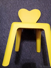 Dětská židle - banánově žlutá - 3