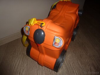 Skořepinový dětský kufr odrážedlo - motorka, 18 l - 3