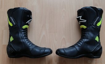 Boty Alpinestars SMX-6 V2, vel. 43, black/yellow fluo - 3