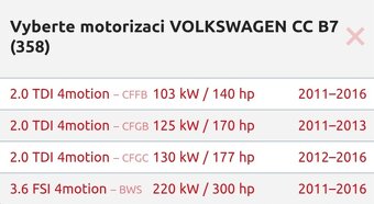 Orig. pružiny VW Passat CC - 3