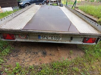 Nová cena: Prodám plaťák značky Humbaur 2800Kg plato - 3