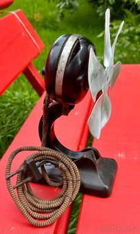 Starožitný ventilátor SVET krásný kousek pro sběratele - 3