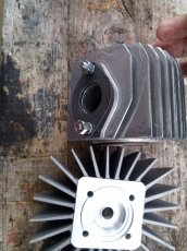 Jawa 50 pionýr - Originál válec 60 ccm3 + hlava vějířová - 3