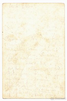 R. A. Dvorský autogram na propagační fotografii, 30. léta - 3