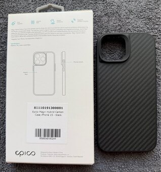 iPhone 15 zadní kryt Epico Mag+ Hybrid Carbon - 3