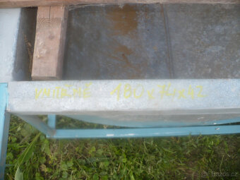 Troky / necky na paření prasat -plechové+rošt - 3