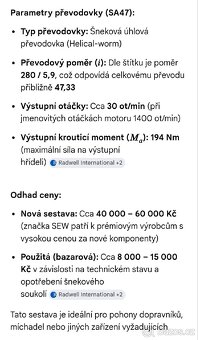 Motor s převodovkou - 3