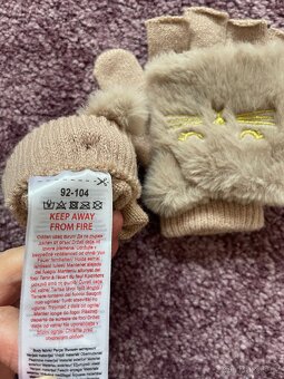 Bezprstové rukavice 92-104 - 3