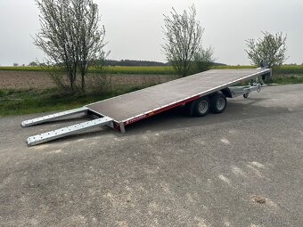 Přívěsný vozík 400x200 cm, plato, sklopný, přepravník - 3
