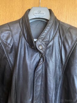 Pánská kožená bunda vintage styl L - 3