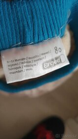 Zimní oteplovacky Ergee velikost 80, 9 až 12 měsíců - 3
