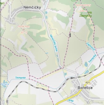 Na prodej pozemek v Němčičkách u Hustopečí - 3