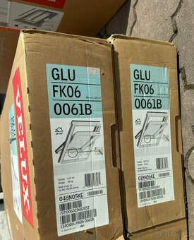 Střešní okno Velux 66x118cm GLU FK06 vč. příslušenství-2ks - 3