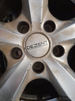 Alu disky Dezent F 15" (2 ks) + Barum Bravuris 5 195/65 R15 - 3