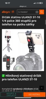 Rode Tripod 2 + stativový držák Ulanzi ST10 - 3