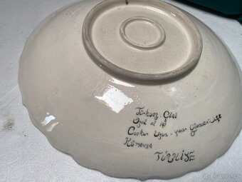 talíř – Turkuaz Çini Kütahya - 3