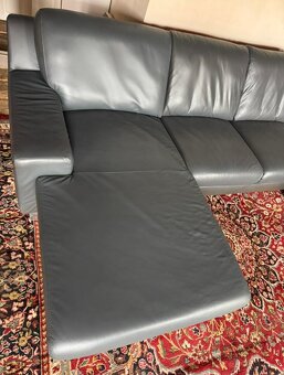 Kožená sedací souprava do U, 5210 - 3