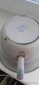 Smaltovaný nočník zn.Sfing - 3