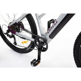 Horské elektrokolo CANULL FERITA+ mid 630Wh silver 16" - 3