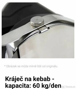 Prodám nový kráječ kebab gyros občerstvení bistro - 3