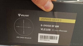 Puškohled Valiant Zephyr 6-24x50 VL2109 - 3