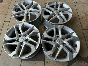 Alu kola Hyundai Tucson 5x114,3 r16 zánovní sada - 3