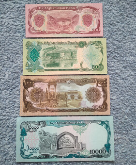 4 bankovky z Afgánistánu - 3