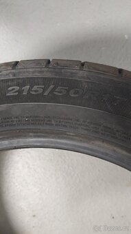 Prodám letní pneu Nexen 215 50 R17 - 3