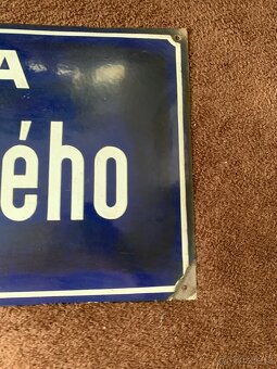 Stará smaltovaná cedule - 3