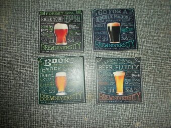 Pivní keramické tácky - 3