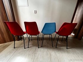Staré laminátové židle Vertex - cena za všechny - 3
