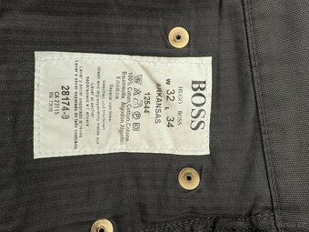 HUGO BOSS Riflové kalhoty L/34 -pas 80cm - krásné TOP - 3