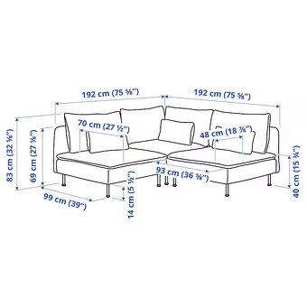 Ikea pohovka - 3