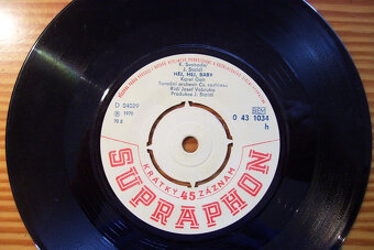 SP deska K.Gott 1970-Já se tiše odporoučím,Hej,hej,baby/33/ - 3