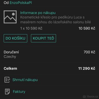 Kosmetické křeslo pro pedikúru - NOVÉ - 3