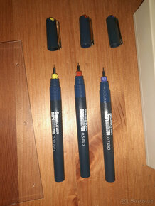 Sada technických per Staedtler 0,35mm 0,5mm 0,7mm včetně nás - 3