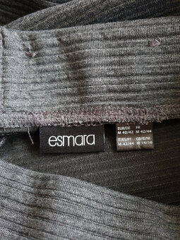 Šedá pouzdrová elegantní sukně Esmara M 40/42 - 3