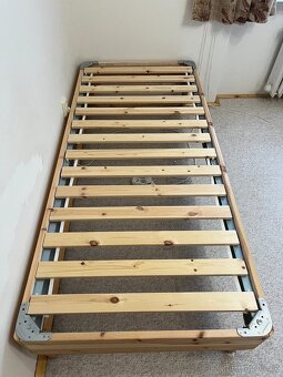 Postel IKEA 90x200 + matrace IKEA 90x200 - 3