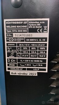 Svářečka CO2 Kuhtreiber 2040 - 3